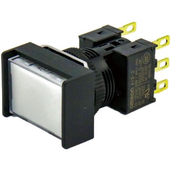 押ボタンスイッチ(長方形)(非照光)(丸胴形Φ16) A16 omron(オムロン)