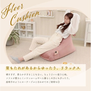 三角スゴビーズクッション セルタン