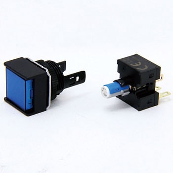 押ボタンスイッチ(正方形)(LED)(丸胴形Φ16) A16 omron(オムロン)