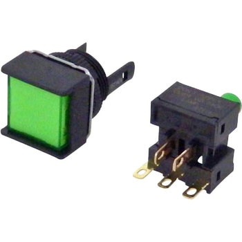 押ボタンスイッチ(正方形)(LED)(丸胴形Φ16) A16 omron(オムロン)