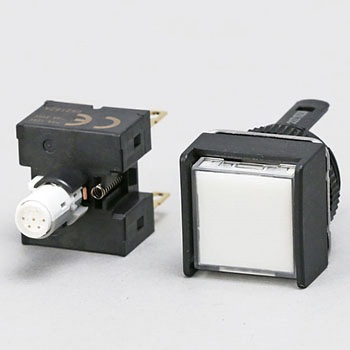 押ボタンスイッチ(正方形)(LED)(丸胴形Φ16) A16 omron(オムロン)