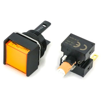 押ボタンスイッチ(正方形)(LED)(丸胴形Φ16) A16 omron(オムロン)