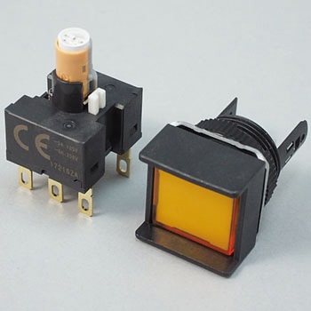 押ボタンスイッチ(正方形)(LED)(丸胴形Φ16) A16 omron(オムロン)