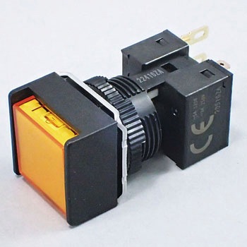 押ボタンスイッチ(正方形)(LED)(丸胴形Φ16) A16 omron(オムロン)