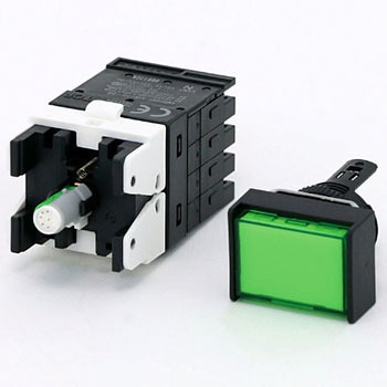 押ボタンスイッチ(長方形)(LED減圧照光機能内蔵)(丸胴形Φ16) A16 omron(オムロン)