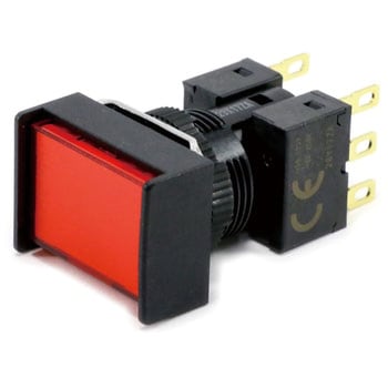 押ボタンスイッチ(長方形)(LED)(丸胴形Φ16) A16 omron(オムロン)
