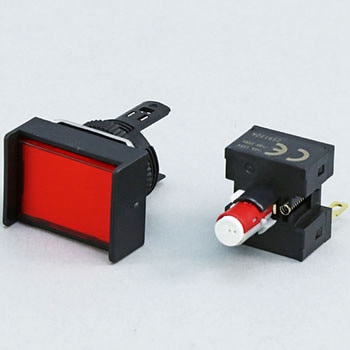 押ボタンスイッチ(長方形)(LED)(丸胴形Φ16) A16 omron(オムロン)