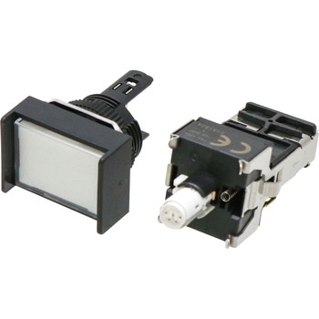 押ボタンスイッチ(長方形)(LED減圧照光機能内蔵)(丸胴形Φ16) A16 omron(オムロン)