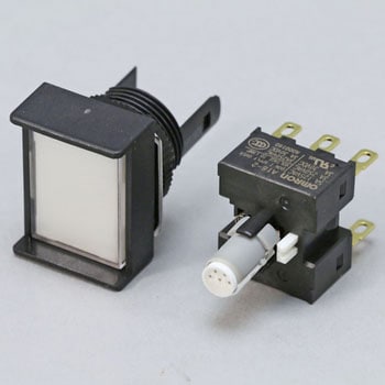 押ボタンスイッチ(長方形)(LED)(丸胴形Φ16) A16 omron(オムロン)