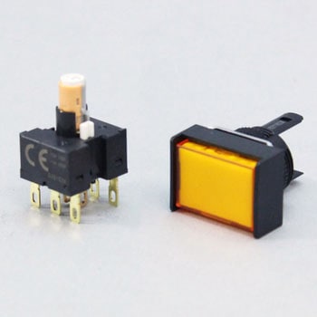 押ボタンスイッチ(長方形)(LED)(丸胴形Φ16) A16 omron(オムロン)