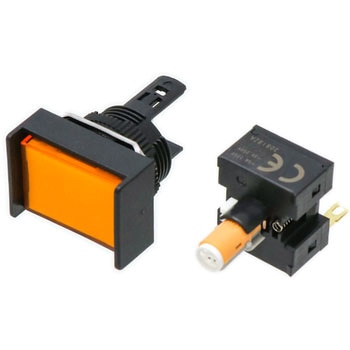 押ボタンスイッチ(長方形)(LED)(丸胴形Φ16) A16 omron(オムロン)