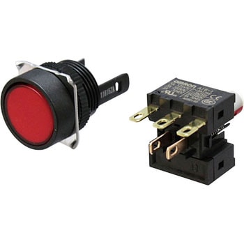 押ボタンスイッチ(丸形)(LED)(丸胴形Φ16) A16 omron(オムロン)