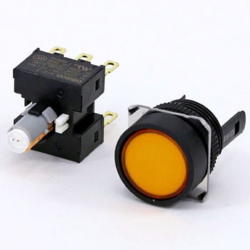 押ボタンスイッチ(丸形)(LED)(丸胴形Φ16) A16 omron(オムロン)