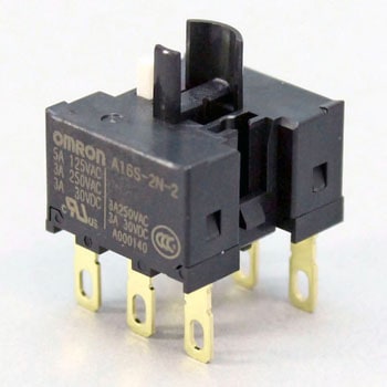 ツマミ形セレクタスイッチはんだづけ端子A165S/W omron(オムロン)