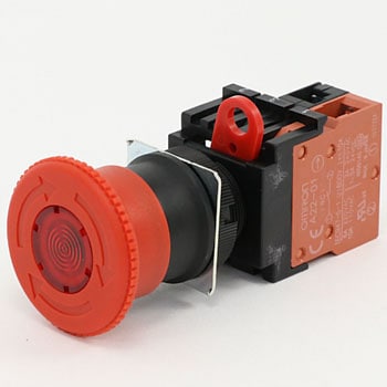 非常停止用押ボタンスイッチ(Φ22/Φ25)(照光) A22E omron(オムロン)