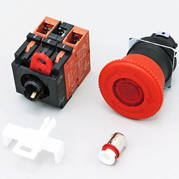 非常停止用押ボタンスイッチ(Φ22/Φ25)(照光) A22E omron(オムロン)