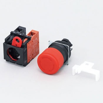 非常停止用押ボタンスイッチ(Φ22/Φ25)(非照光) A22E omron(オムロン)