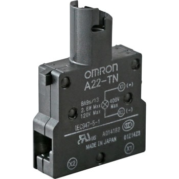 A22-TN ���{�^���X�C�b�`�p�ƌ����j�b�g omron(�I������) �֘A���i 39006703
