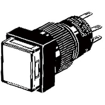 押ボタンスイッチ(正方形)(非照光)(丸胴形Φ12) A3C omron(オムロン)