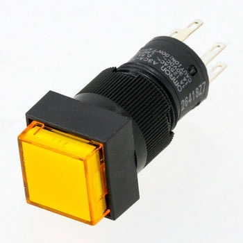 押ボタンスイッチ(正方形)(LED)(丸胴形Φ12) A3C omron(オムロン)