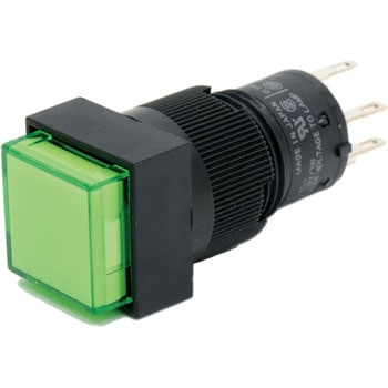 押ボタンスイッチ(正方形)(LED)(丸胴形Φ12) A3C omron(オムロン)