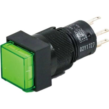 押ボタンスイッチ(正方形)(LED)(丸胴形Φ12) A3C omron(オムロン)