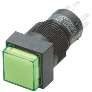 押ボタンスイッチ(正方形)(LED)(丸胴形Φ12) A3C omron(オムロン)