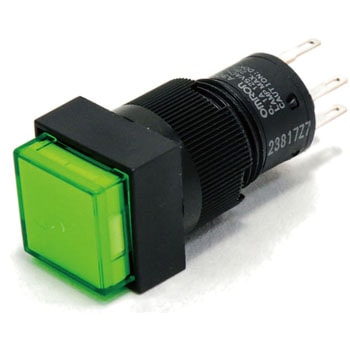 押ボタンスイッチ(正方形)(LED)(丸胴形Φ12) A3C omron(オムロン)