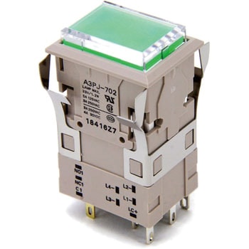 照光押ボタンスイッチ(長方形)(LED)(角胴形) A3P omron(オムロン)