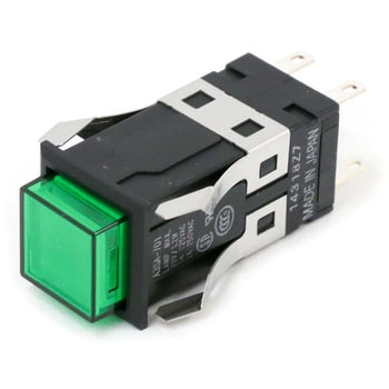 照光押ボタンスイッチ(正方形)(LED)(角胴形) A3S omron(オムロン)