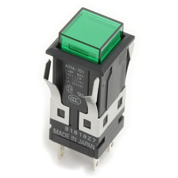 照光押ボタンスイッチ(正方形)(LED)(角胴形) A3S omron(オムロン)