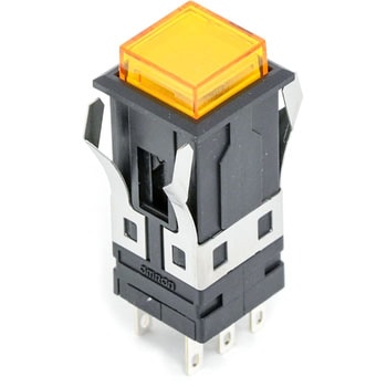 照光押ボタンスイッチ(正方形)(LED)(角胴形) A3S omron(オムロン)