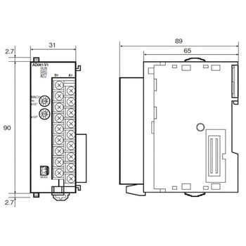 CJ1W-AD081-V1 プログラマブルコントローラ CJ1/CJ1M アナログ入力