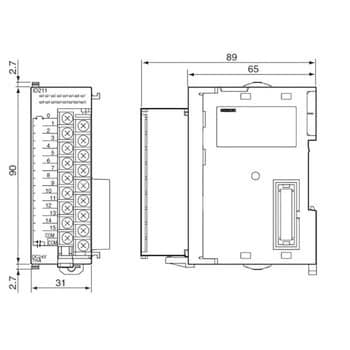 CJ1W-ID212 プログラマブルコントローラ CJ1/CJ1M DC入力ユニット 1個