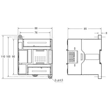 プログラマブルコントローラー　CP1L-L20DT-D