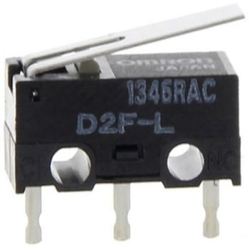 極超小形基本スイッチ(ヒンジ・レバー形) D2F - omron(オムロン)