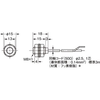 アンプ分離近接センサ(ボリウムタイプ)(センサ部) E2C/E2C-H omron(オムロン)