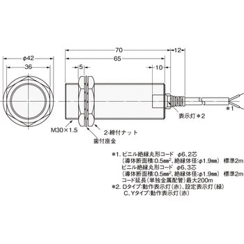 ロングサイズ近接センサ(交流2線式) E2E2 オムロン(omron) 近接センサ