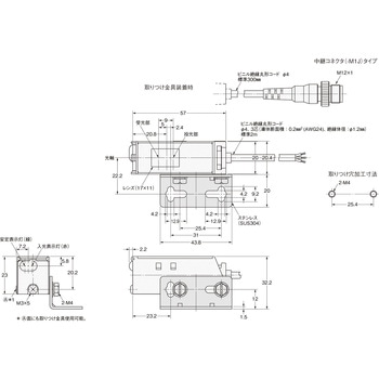 耐油・長距離光電センサ(メタルケース) E3S-C omron(オムロン)