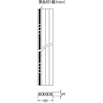 F03-05 4P ELECTRODE BAND 3M 電極帯 F03- 1個 オムロン(omron) 【通販モノタロウ】
