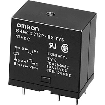 パワーリレー G4W オムロン(omron) 基板用リレー 【通販モノタロウ】