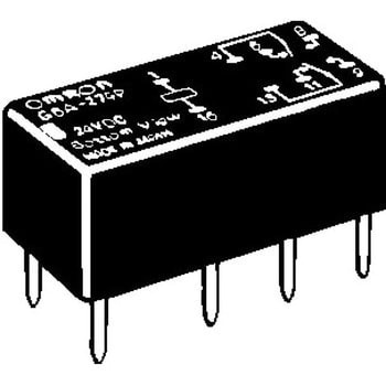 G6A-274P-ST-US DC24 ミニリレー G6A 1個 オムロン(omron) 【通販 