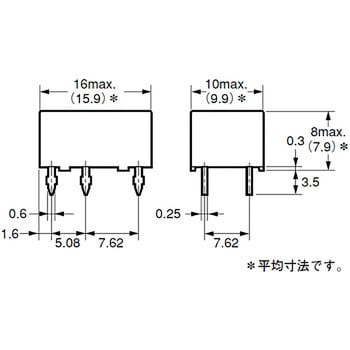 G6E-134P-US DC24 マイクロリレー (小型・高感度1極信号切換用リレー