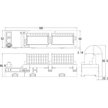 エンコーダ入力ターミナル 3段端子台タイプ GX-EC0211/EC0241 オムロン