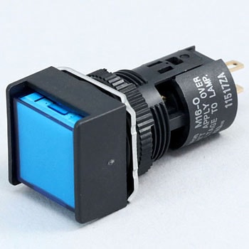 表示灯(Φ16)正方形 耐油形 はんだ付け端子 M16 omron(オムロン)