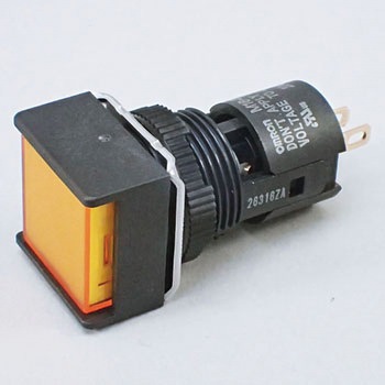 表示灯(Φ16)正方形 はんだ付け端子 M16 omron(オムロン)