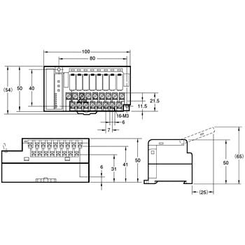 リモートI/Oターミナル リレー搭載タイプ SRT2-R オムロン(omron ...