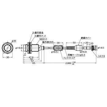 RFIDシステム アンテナ(アンプ分離タイプ) V680シリーズ オムロン