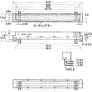 DINスタイルコネクタ(ツイン・コンタクトタイプ) XC5 omron(オムロン)