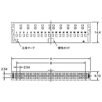 バラ線圧着ソケットハウジング XG5 omron(オムロン)